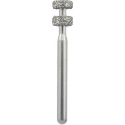 Бор алмазный 834A-031M-FG (1шт) форма маркер глубины, среднее зерно, NTI