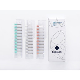 Энсмарт Пин набор (30 шт), силиконовые полиры, 3 абразивности, чашка, пин сталь, Кагаяки (Kagayaki Ensmart pin)