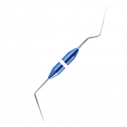 01-24-13 Зонд эндодонтический двусторонний 2,3/2,3 Синий индиго. Экрадент