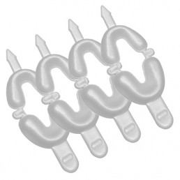 Ложки для фторирования Шербет, размер M (Белые) (50шт) SHERBET StaiNo