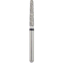 Бор алмазный 856L-014SC-FG (1шт) форма конус круглый длинный, мелкое зерно, NTI