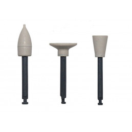 Энсмарт Пин набор (30 шт), силиконовые полиры, грубый, 3 формы, пин полимер, Кагаяки (Kagayaki Ensmart pin)