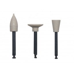 Энсмарт Пин набор (30 шт), силиконовые полиры, грубый, 3 формы, пин полимер, Кагаяки (Kagayaki Ensmart pin)