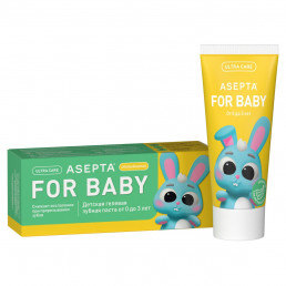Зубная паста детская АСЕПТА® BABY 0-3 Спелый банан (50 мл), ASEPTA