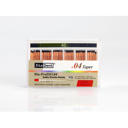 Гуттаперча DiaDent .04 №40 (60 шт/уп) 