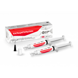 Кальципульпин (2 шпр*3,5 мл) Прокладочный материал, Омега-дент
