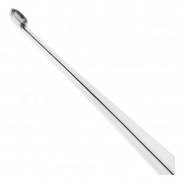 25-6 Ложка кюретажная Williger, овальная, 3,0-3,5мм, прямая 