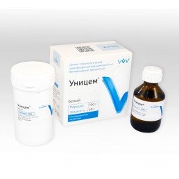 Уницем Белый (100 г+60 мл) Цинкфосфатный цемент, ВладМиВа