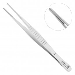 AB 862/16 Пинцет хирургический прямой, 16,0 см, NOPA