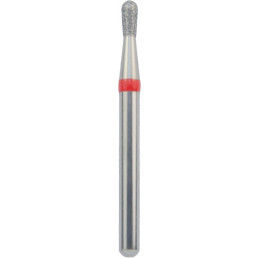 Бор алмазный 830-014F-FG (1шт) форма грушевидный, мелкое зерно, NTI