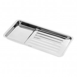 15-22A Лоток для хранения и стерилизации инструментов 200х100, рифленый