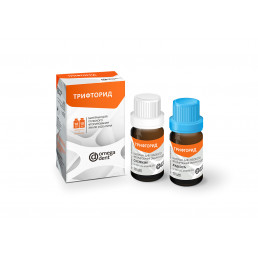 Трифторид (10 мл+10 мл) Материал для глубокого фторирования эмали и дентина, Омега-дент