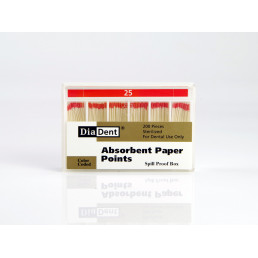 Штифты бумажные DiaDent 02 №25 (200шт)