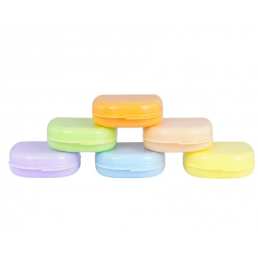 Контейнер для зубных протезов, кап, Средний,  Голубой (1шт) COTISEN