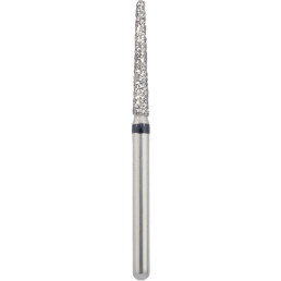 Бор алмазный 850KR-014SC-FG (1шт) форма конус, круглый кант, крупное зерно, NTI