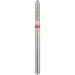Бор алмазный 877-012F-FG (1шт) форма торпеда, мелкое зерно, NTI