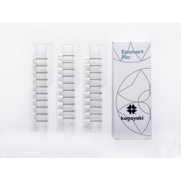 Энсмарт Пин набор (30 шт), силиконовые полиры, грубый, 3 формы, пин сталь, Кагаяки (Kagayaki Ensmart pin)