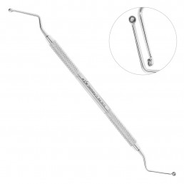 25-12 ложка кюретажная, Martin, круглая, 3,0мм, изогнутая