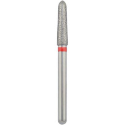 Бор алмазный 878K-021F-FG (1шт) форма торпеда коническая, мелкое зерно, NTI
