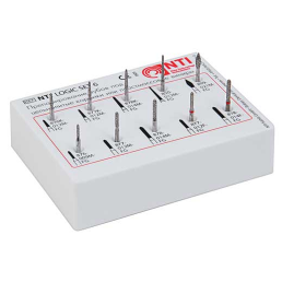 Набор боров LOGIC SET №6 (10 шт) для препарирования под композитные и керамические коронки на металлической основе, NTI