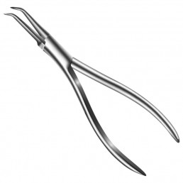 Щипцы для удаления сломанных корневых инструментов, изогнутые, 150 мм (1 шт) EUR-MED