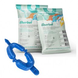 Ложки для фторирования Шербет, размер L (Синие) (50шт) SHERBET StaiNo