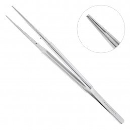 40-44 Пинцет микро хирургический прямой 18,0 см, HLW