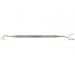 24-6 Штопфер двусторонний, шарик-шарик, 2,4-1,8 мм, нитрид-титановое покрытие