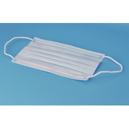 Маски одноразовые Новимед ПРО на резинках 3-слойные голубые (50 шт.), NOVIMED PRO (коробка)