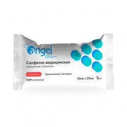 Салфетки медицинские стерильные однослойные, нетканая основа (45х29 см) (5шт) EversMed/Эвтекс