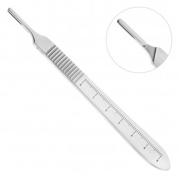 Ручка для скальпеля с линейкой, 12,5 см, NOPA