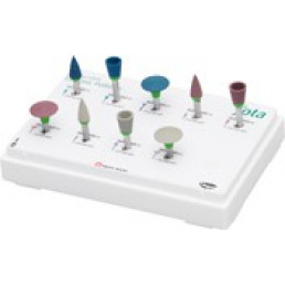 Набор алмазных полиров Jota Kit Polisher "3 step" for Ceramic (9 шт) для полировки керамики, JOTA