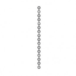 Микропластина прямая, 16 отверстий, толщина 0.6 мм (1 шт) КОНМЕТ