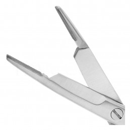 20-24 Иглодержатель хирургический прямой Olsen-HegarTC,150 мм, карбид-вольфрамовые вставки, с функцией ножни