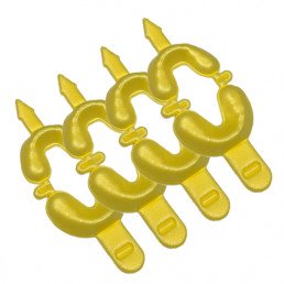 Ложки для фторирования Шербет, размер S (Желтые) (50шт) SHERBET StaiNo