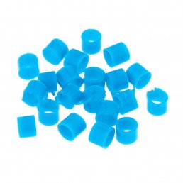 Маркировочные кольца для инструмента, S (5-8мм), синие, (50 шт) Fabri