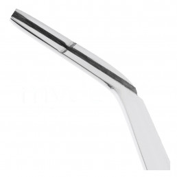 22-6 Пинцет стоматологический изогнутый с зажимом Pin, для пинов, 15 см 