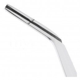 22-6 Пинцет стоматологический изогнутый с зажимом Pin, для пинов, 15 см 
