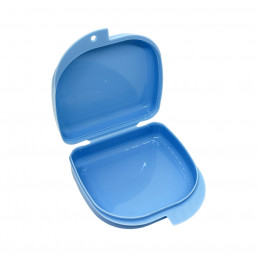Контейнер для зубных протезов, кап, Средний,  Голубой (1шт) COTISEN