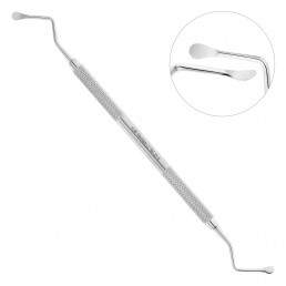 25-5 Ложка кюретажная Lukas, 4,0 мм, изогнутая  