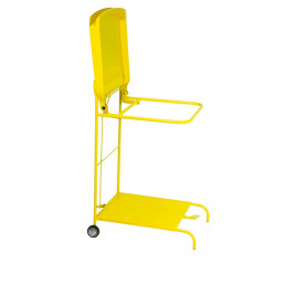 Тележка-стойка для транспортировки медотходов с помощью пакетов