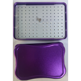 Подставка для боров металл, автоклавир. 120 отверстий (Пурпурный) 