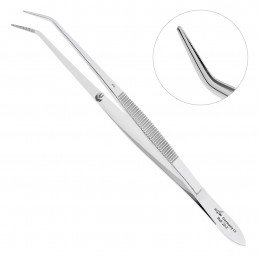 22-2 Пинцет стоматологический изогнутый Flagg, 16,0 см