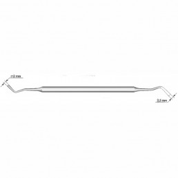 Штопфер-гладилка №3 (2 мм-2.5 мм) СТРУМ
