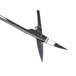 07-186 Ножницы хирургические двойной изгиб LaGrange, 115 мм, зубчатые, карбид-вольфрамовая вставка (1шт) AGILE