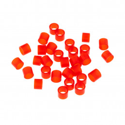 Маркировочные кольца для инструмента, S (5-8мм), красные, (50 шт) Fabri