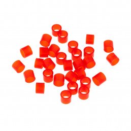 Маркировочные кольца для инструмента, S (5-8мм), красные, (50 шт) Fabri