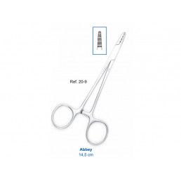 20-9 Иглодержатель хирургический прямой Abbey, 145 мм