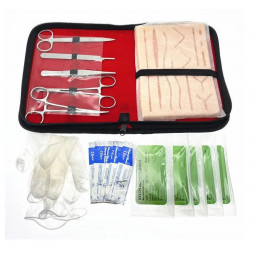 Учебный Хирургический набор для наложения и снятия швов с инструментами