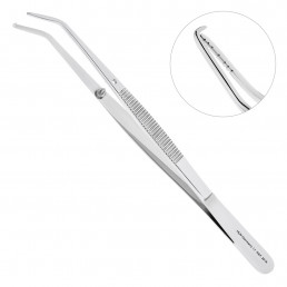 22-8 Пинцет Goldman-Fox, 15,0 см, левый, крысиный зуб, HLW